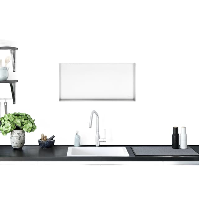 WALL-BOX No Rim White - Półka wnękowa bezramkowa biała 60x30x10 cm