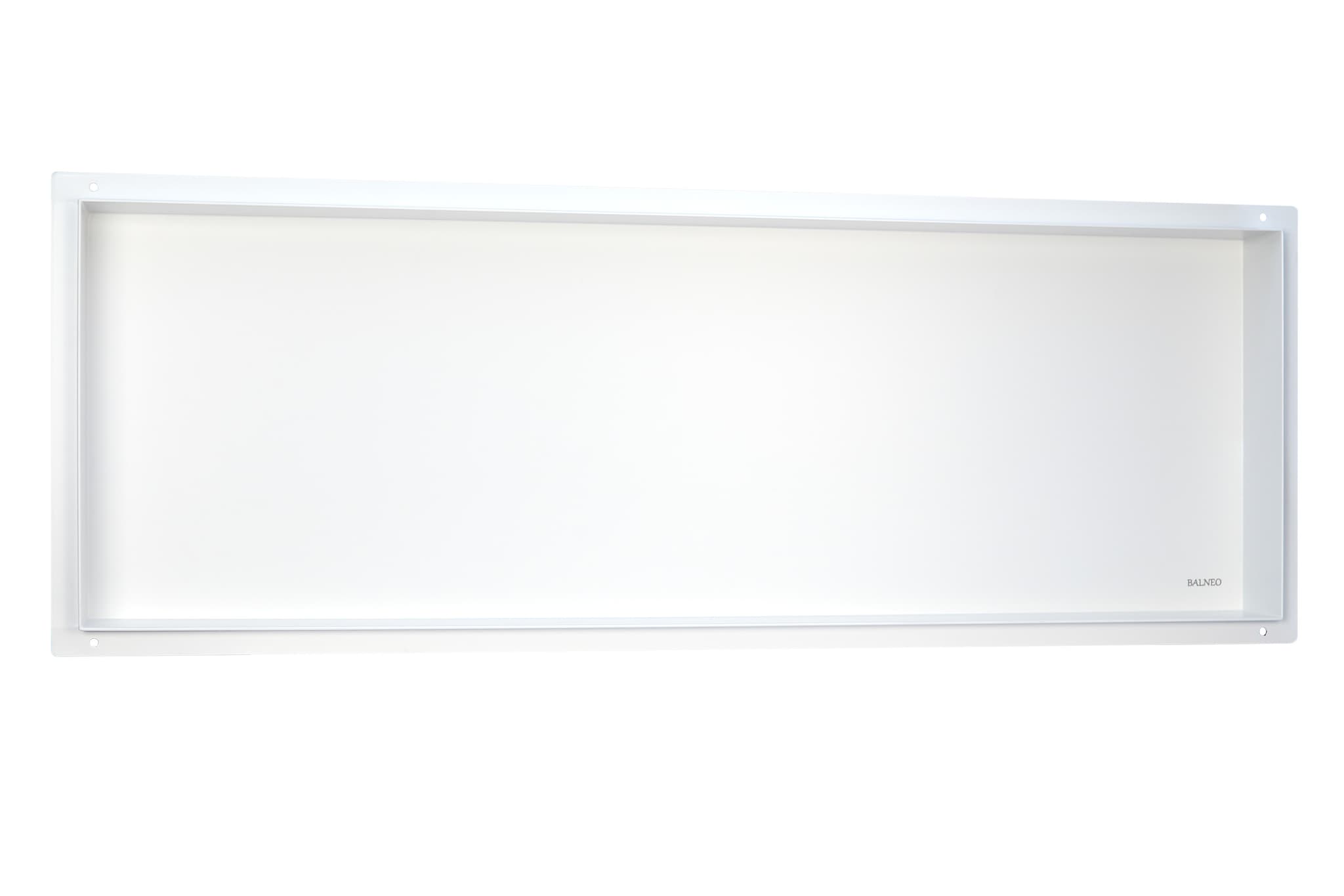 WALL-BOX No Rim White - Półka wnękowa bezramkowa biała 90x30x7 cm