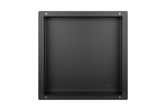 WALL-BOX No Rim Black - Półka wnękowa bezramkowa czarna 30x30x10 cm