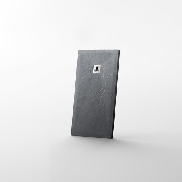 Stone Tray - Brodzik kompozytowy "F" Ciemnoszary 80x120x2,5