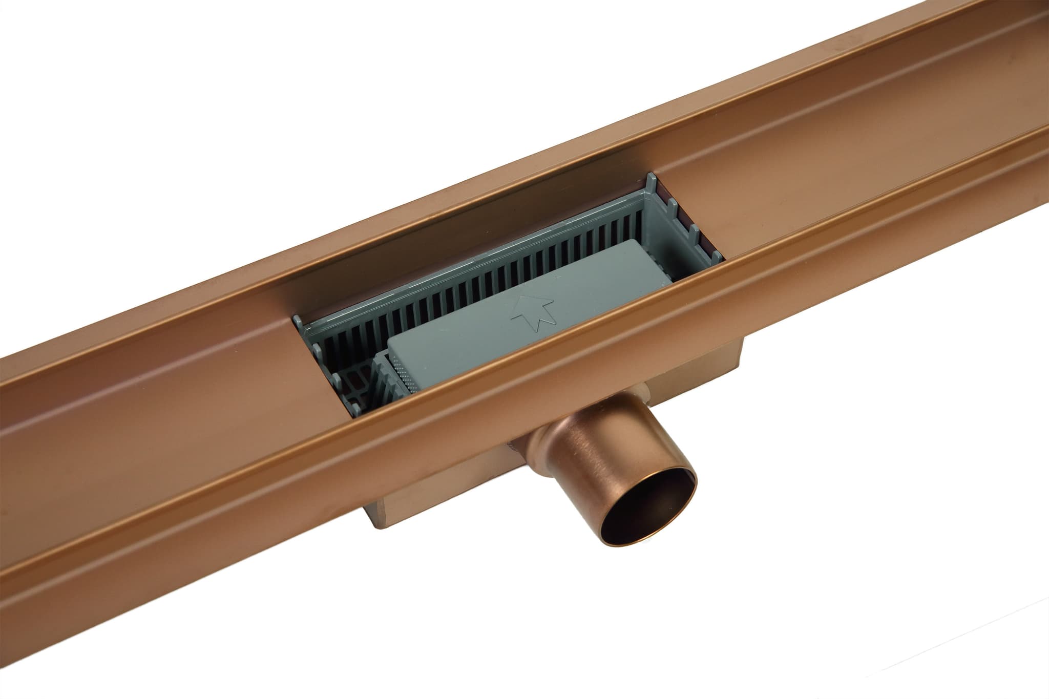 Duplex Next 2w1 Odpływ liniowy 90 cm dwustronny miedziany