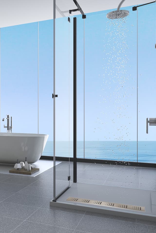 Decor Next Drops Odpływ liniowy 60 cm dekoracyjny chrom