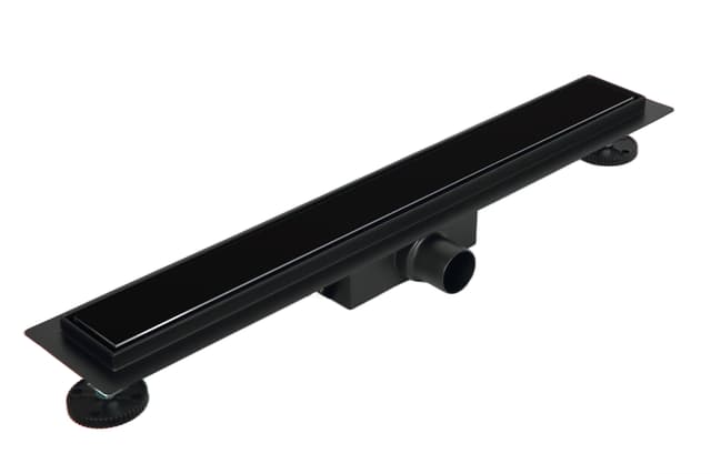 G-Drain Next Odpływ liniowy 60 cm ze szklanym panelem Double Dark
