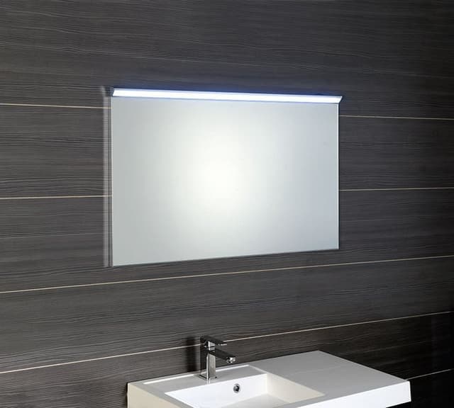 BORA lustro w ramie 1000x600mm z oświetleniem LED i wyłącznikiem, chrom