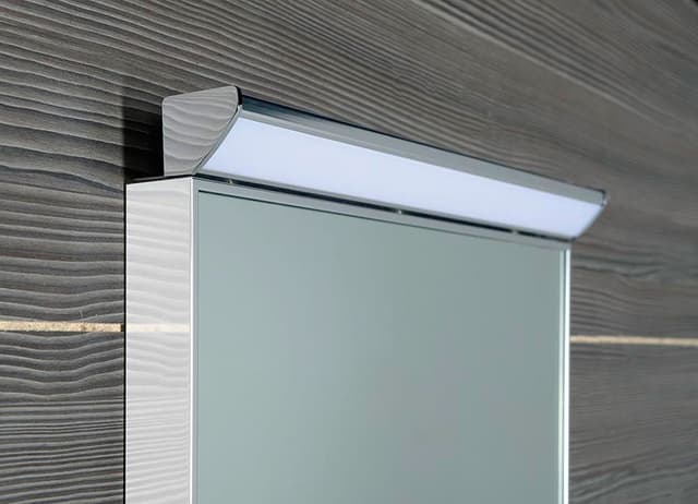 BORA lustro w ramie 1000x600mm z oświetleniem LED i wyłącznikiem, chrom