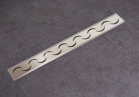 Decor Inox Odpływ liniowy z panelem dekoracyjnym Moon, 90 cm