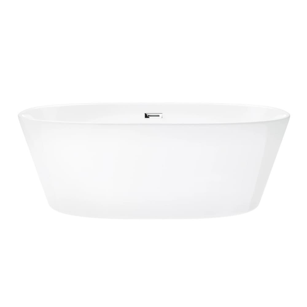 Wanna wolnostojąca Corsan SALINA 170 x 72 cm Korek klik-klak Chrom