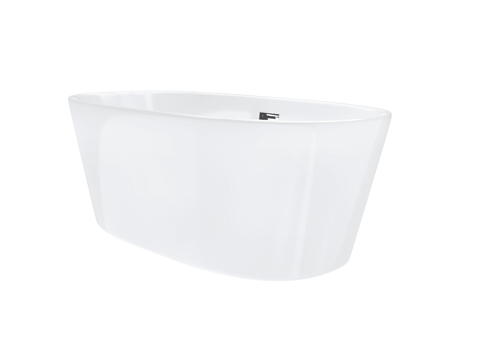 Wanna wolnostojąca Corsan SALINA 170 x 72 cm Korek klik-klak Chrom