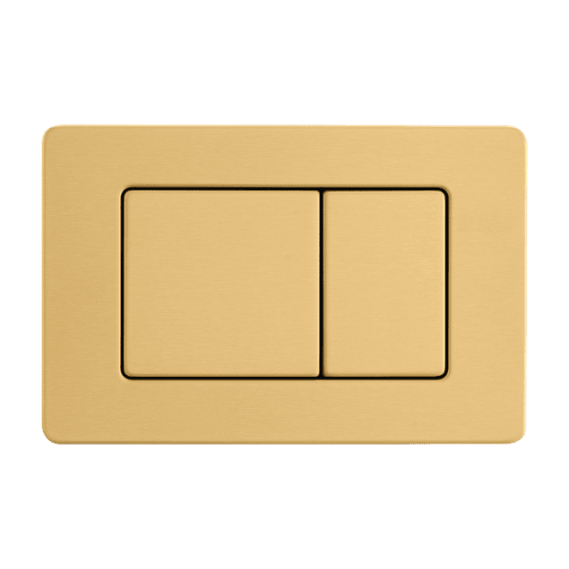 Przycisk spłukujący do WC ze stali nierdzewnej szczotkowanej AXO złoty