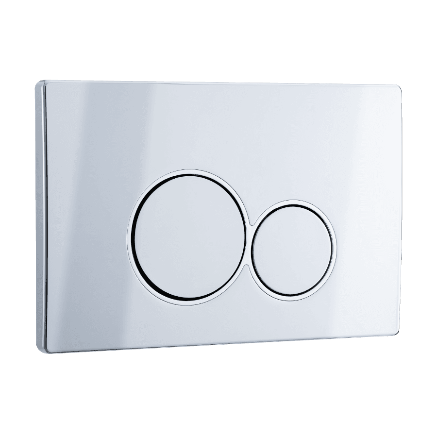 Przycisk spłukujący do WC EXO chrom