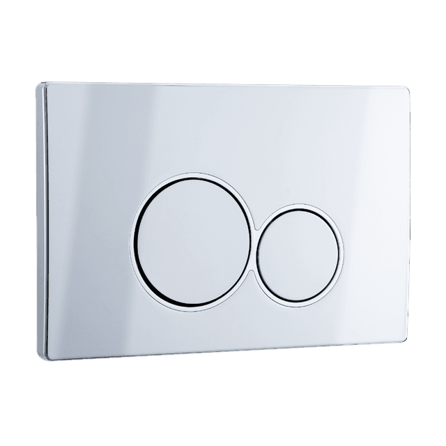 Przycisk spłukujący do WC EXO chrom