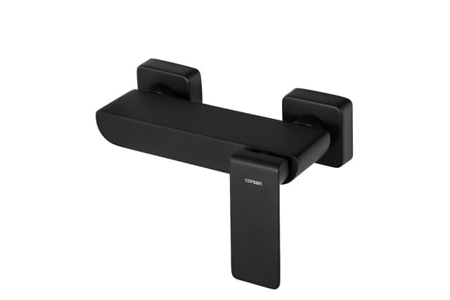 Bateria prysznicowa ścienna TRINO CMB7151BL z zestawem natryskowym