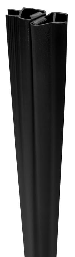 Zestaw uszczelek magnetycznych, 45°, szkło 6mm i profil, 2000mm, czarny