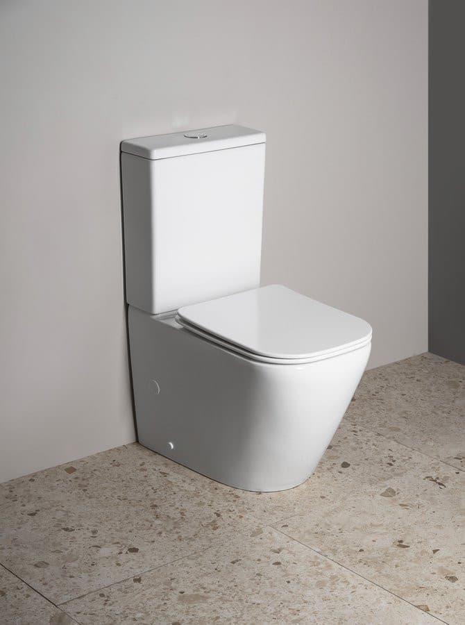 IMALA kompakt WC, Vortex Rimless, odpływ poziomy/pionowy, biały