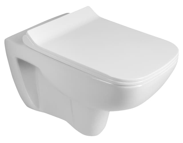SPAZIA WC misa wisząca, 34x53cm, biały