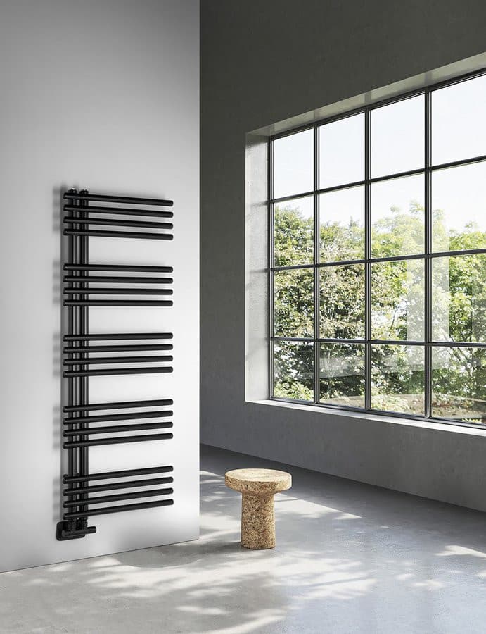 NYMPHA grzejnik łazienkowy 500x1250mm, czarny mat