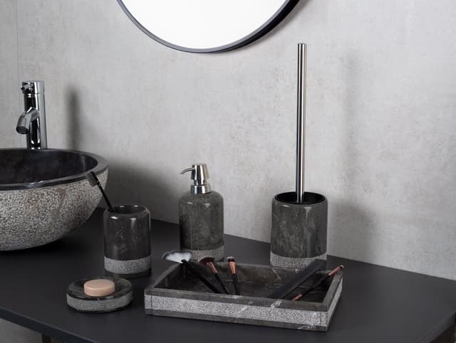 POSH mydelniczka, marmur, szary