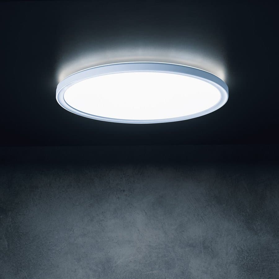 AZPO lampa sufitowa LED, średnica 225mm, 11,8W, 3000/4000/6000K, IP54, biały