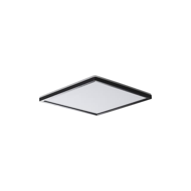 AZPO lampa sufitowa LED 225x225mm, 12,3W, 3000/4000/6000K,IP54, czarny mat