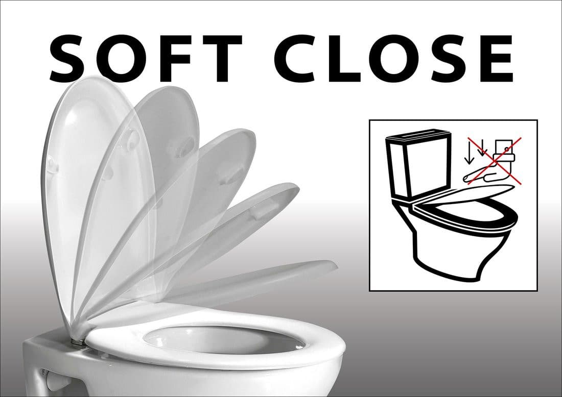 INFINITY Deska WC SLIM, Soft Close, Easy Take, ivory