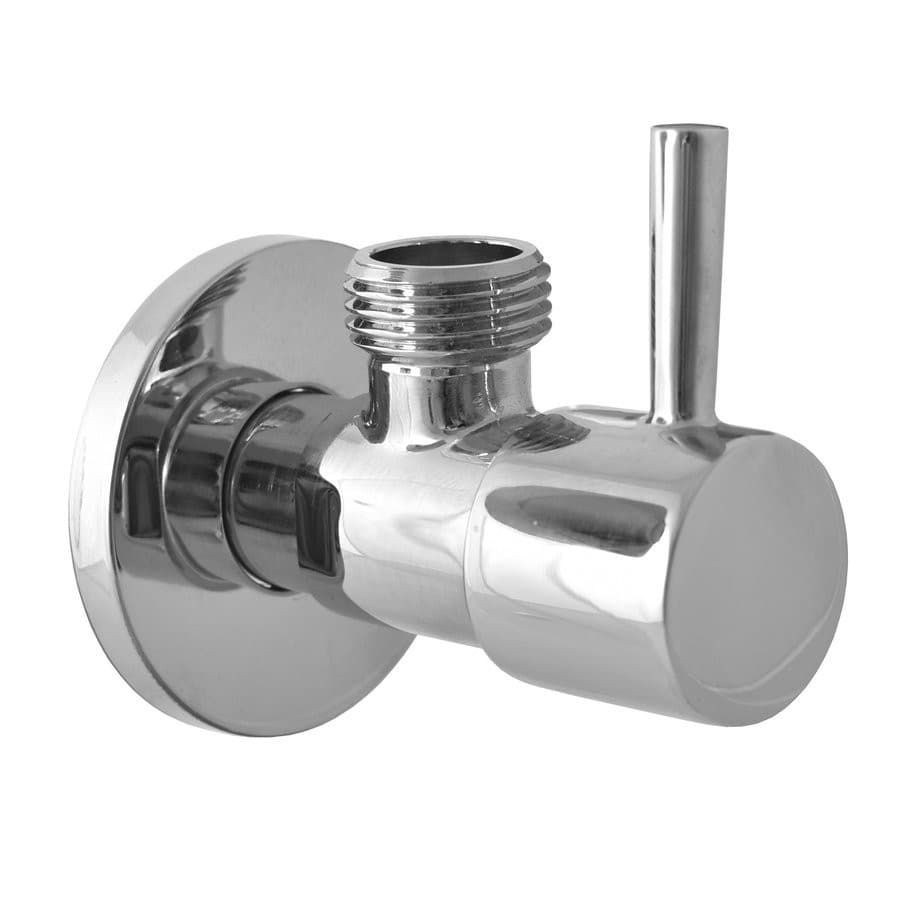 Zawór narożny z ceramicznym pokrywem 1/2"x3/8", chrom