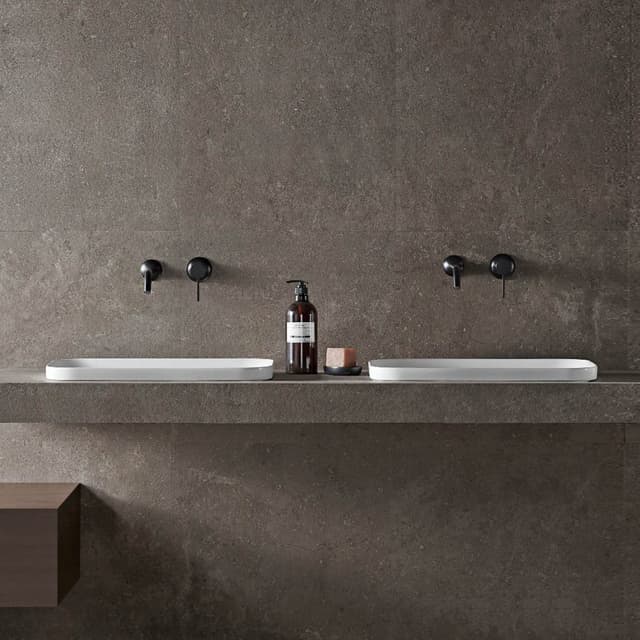 Umywalka wpuszczana w blat INTERO UC5689GL 530x370x155 mm z korkiem złotym