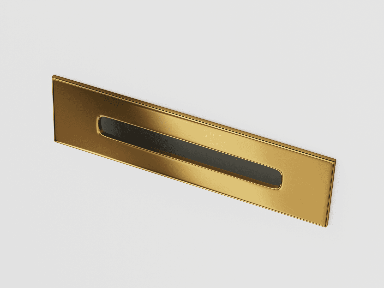 Wanna przyścienna wolnostojąca Corsan MONO 150 x 74 cm Korek klik-klak Złoty