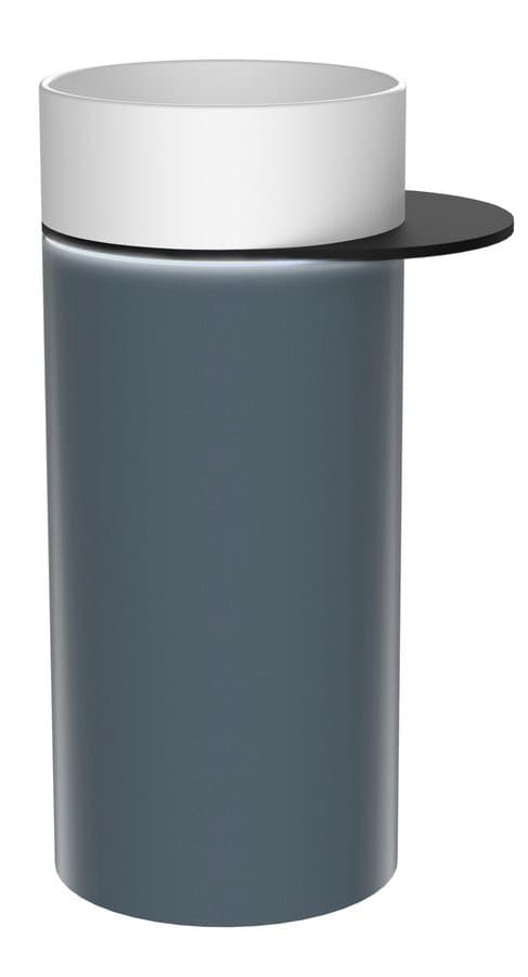 OASIS Umywalka ceramiczna wolnostojąca 40x89x52cm, półka do pomieszczenia, siena