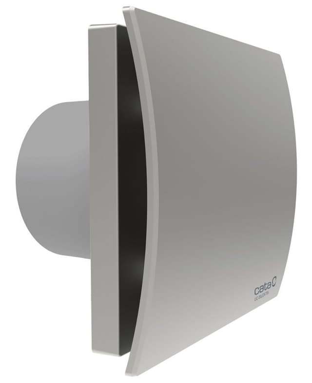 SILENTIS UC TH 10 wentylator łazienkowy z automatem, osiowy, 8W,wylot 100mm, srebrny