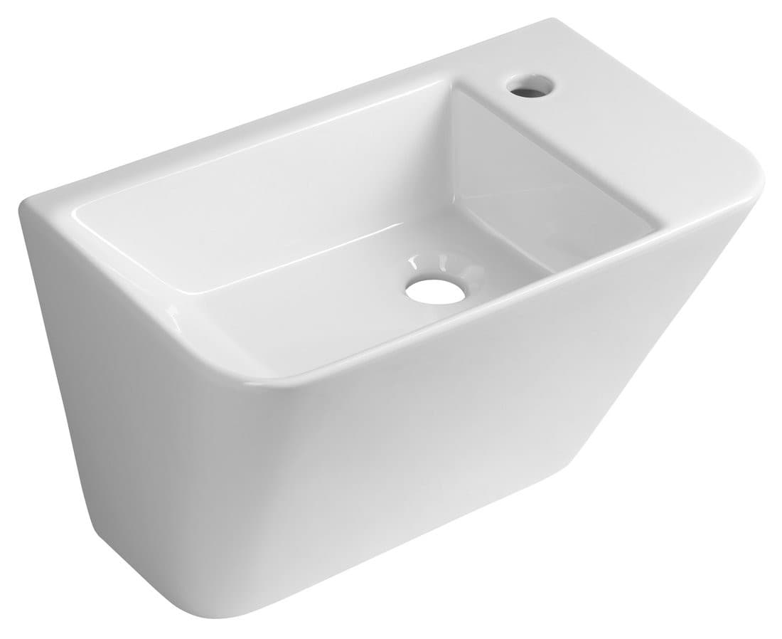 PRIMO umywalka ceramiczna 50x28 cm, biała