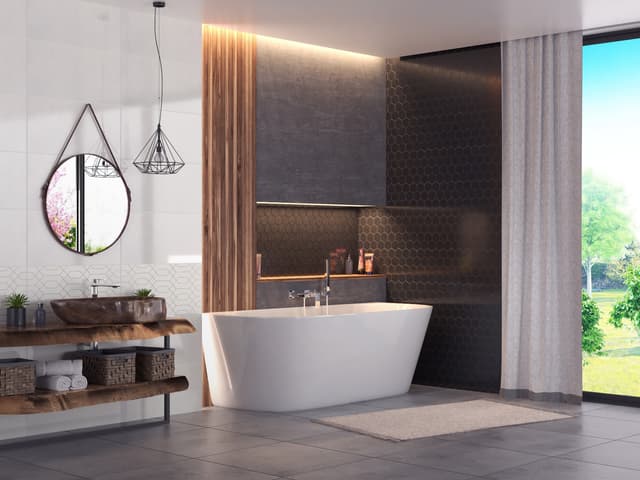 Wanna przyścienna MONO E029LBSL 160x75 cm Korek klik-klak Biały