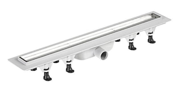 TILE odpływ liniowy z rusztem ze stali nierdzewnej do płytek, L-820mm, DN40