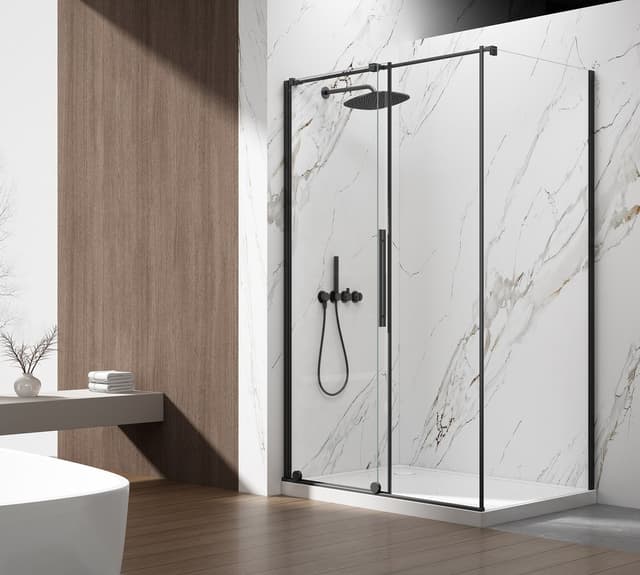 SPIRIT BLACK kabina prysznicowa 1100x900mm wariant L/P