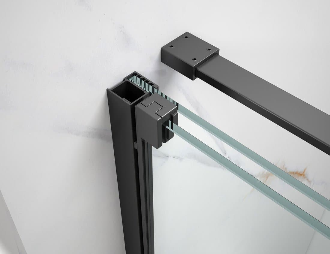 SPIRIT BLACK kabina prysznicowa 1400x1000mm wariant L/P