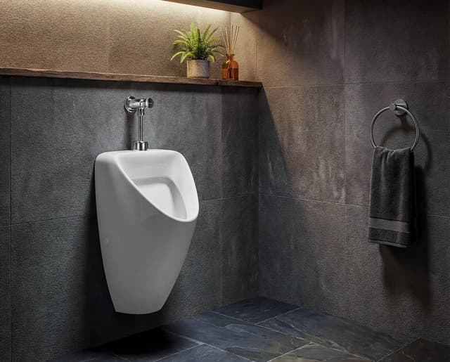 SCHWARN pisuar ceramiczny, z górnym dopływem wody, biały