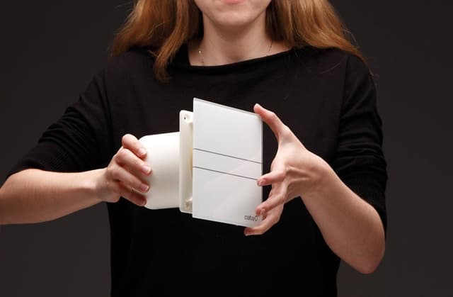 E-150 GT wentylator osiowy 150mm z timerem biały łazienkowy