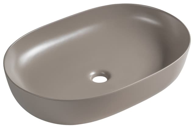 ARDEA ceramiczna umywalka nablatowa, 60,5x41,5cm, agila