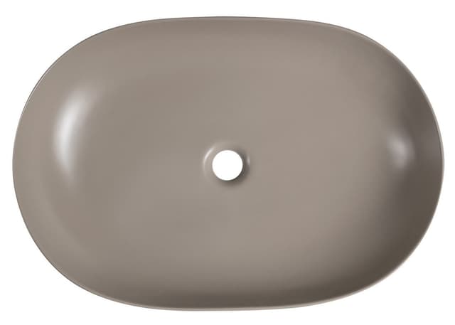 ARDEA ceramiczna umywalka nablatowa, 60,5x41,5cm, agila