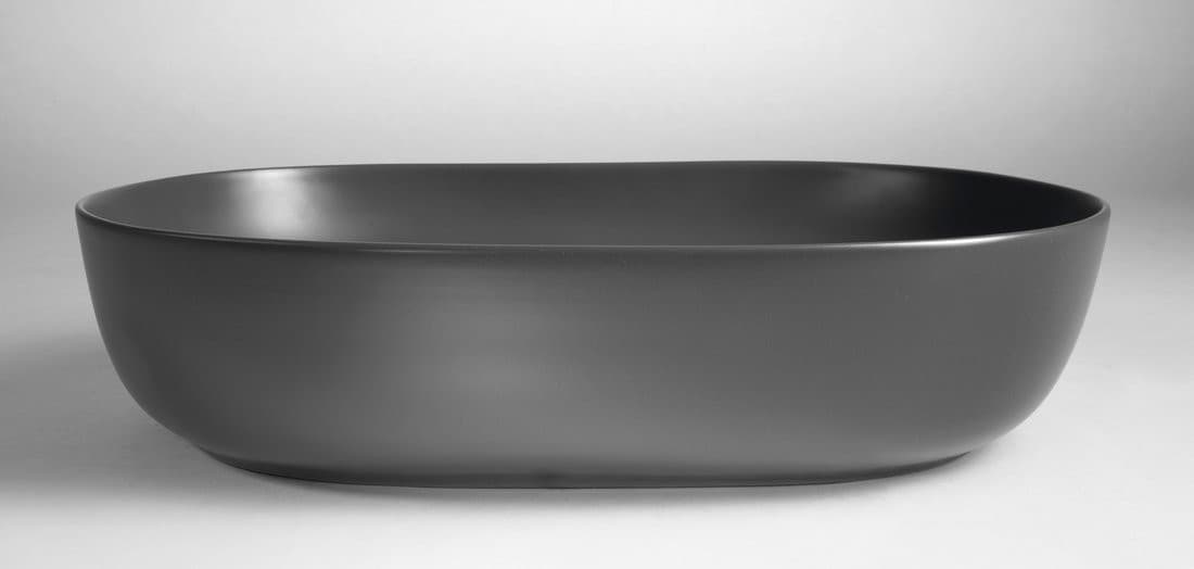 ARDEA ceramiczna umywalka nablatowa, 60,5x41,5cm, carina