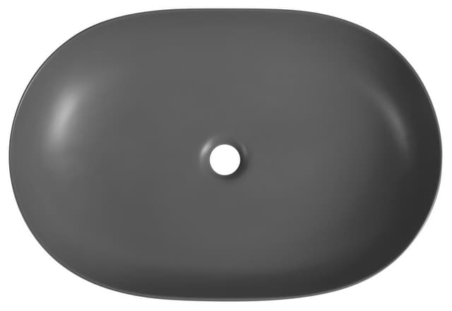 ARDEA ceramiczna umywalka nablatowa, 60,5x41,5cm, carina