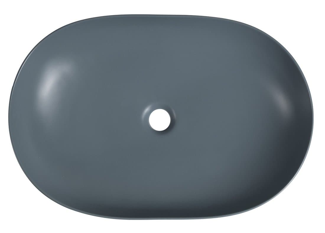 ARDEA ceramiczna umywalka nablatowa, 60,5x41,5cm, siena