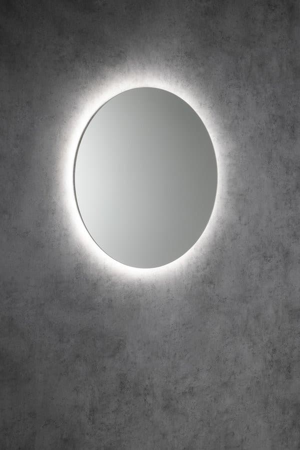 VELUR okrągłe lustro z podświetleniem LED średnica 80cm