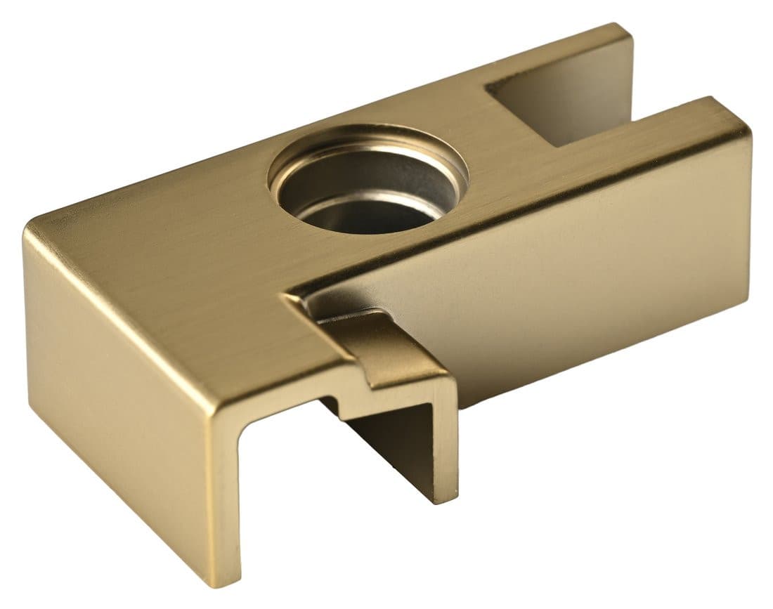 LUXOR GOLD łącznik narożny końcowy, lewy, złoty mat