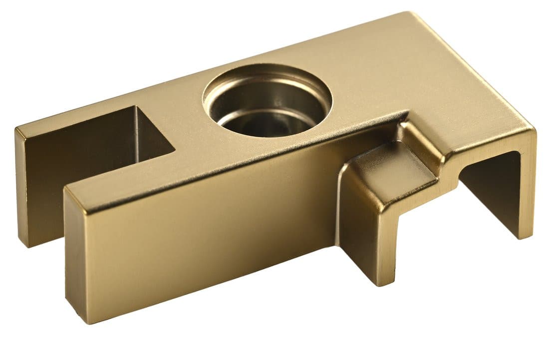 LUXOR GOLD łącznik narożny końcowy, prawy, złoty mat