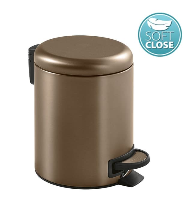 POTTY kosz na śmieci 5l, Soft Close, miedź mat