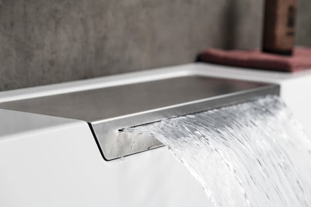 CAME FALLS POOLMASTER wanna z hydromasażem, 175x175x50cm, chrom