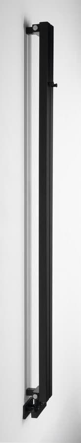 LETIZIA grzejnik łazienkowy 90x1800mm, czarny mat