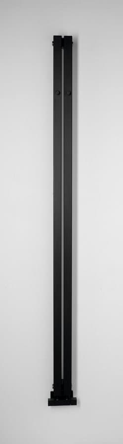 LETIZIA grzejnik łazienkowy 90x1800mm, czarny mat