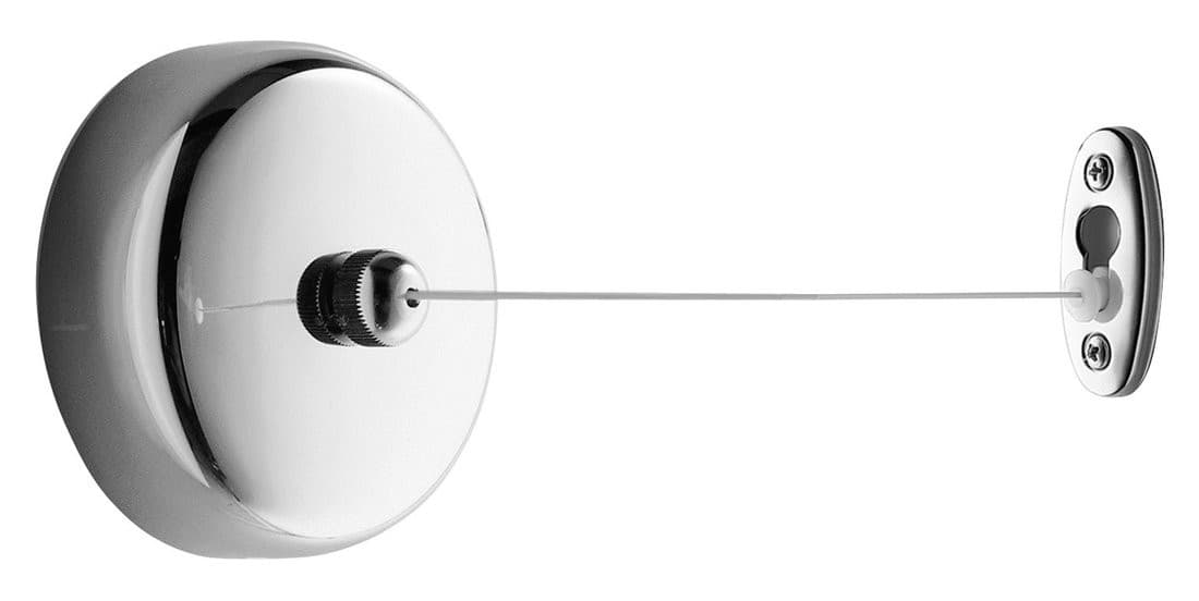 Wysuwany sznur na pranie, 2700 mm, stal nierdzewna polerowana