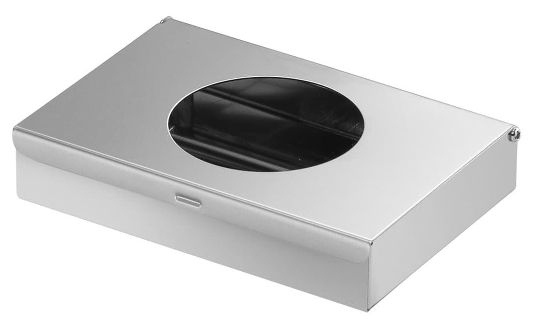 Zasobnik na torebki papierowe 134x26x90 mm, stal nierdzewna mat